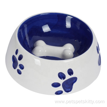 Pet Customizable Luxury Ceramic Pet Dog Bowl